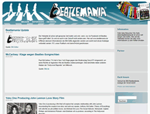 Tablet Screenshot of beatlemania.de