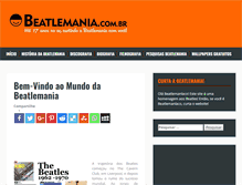 Tablet Screenshot of beatlemania.com.br